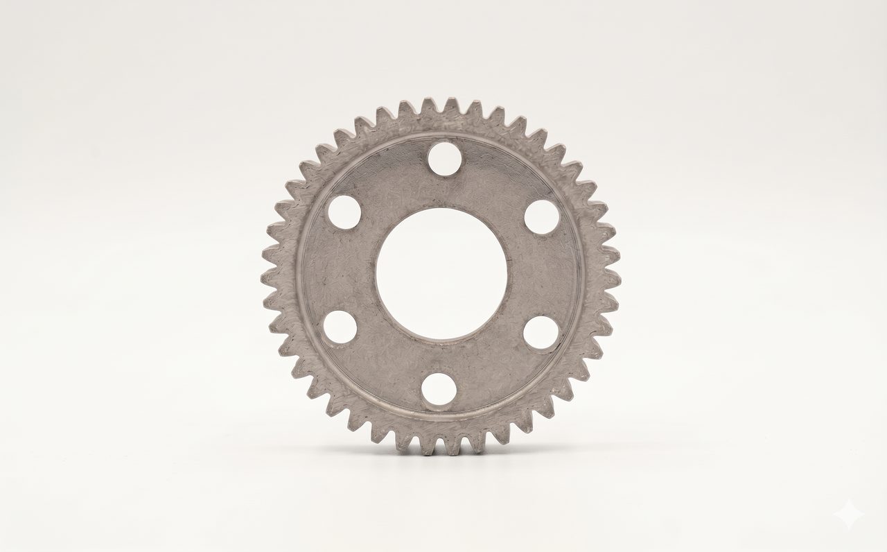 Printed metal spur gear